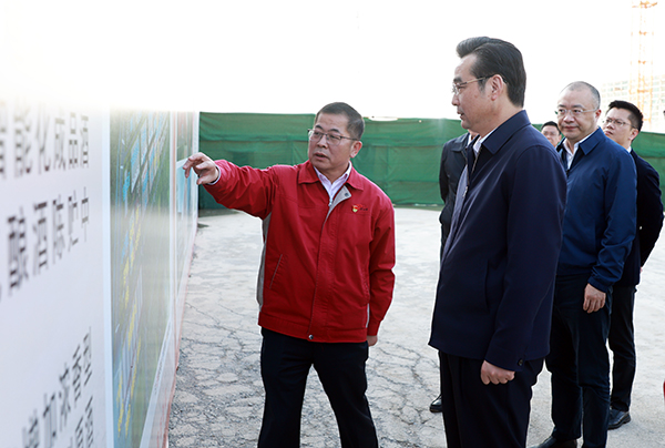 2022年10月24日，时任淮安市市长、现任淮安市委书记史志军调研星空体育官方app下载发展情况及重点项目建设情况。